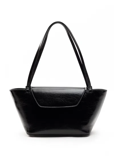 Elleme Courrier Tote Vintage Leather Black