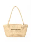 Elleme Courrier Tote Woven Leather Butter