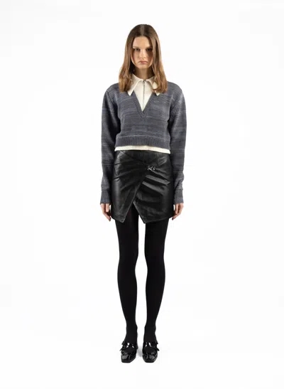 Elleme Cropped Jumper Grey