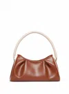 ELLEME DIMPLE LEATHER COGNAC/BEIGE