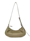 Elleme Dimple Moon Small Leather Olive Green