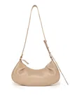 Elleme Dimple Moon Small Pebbled Leather Taupe