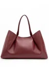 Elleme Dimple Tote Leather Burgundy