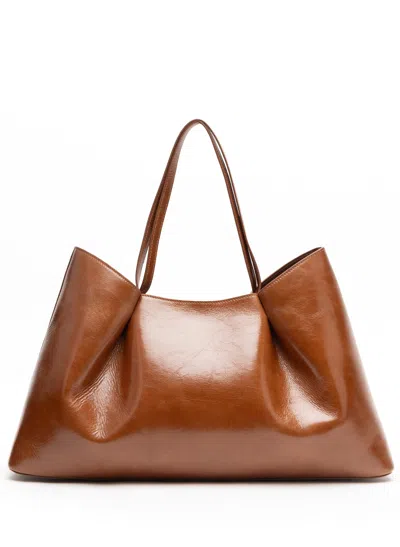 Elleme Dimple Tote Vintage Leather Corteccia