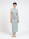 Elleme Draped Jersey Dress/green In Green