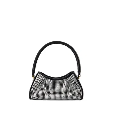 Elleme Small Dimple Handbag  - Silver/black - Strass In Multi