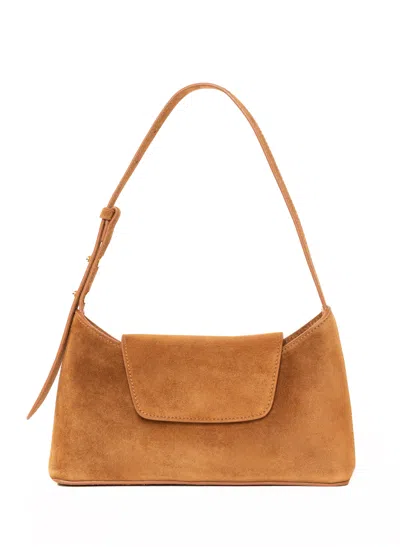 Elleme Envelope Suede Cognac
