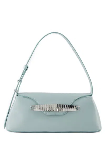Elleme Eva Hobo Bag - Turquoise - Leather In Blue