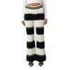 Elleme Flare Knit Trousers In Black