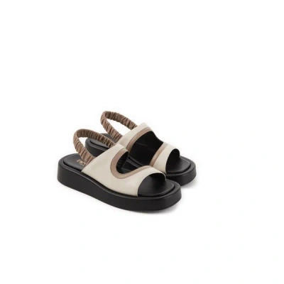 Elleme Flat Sandals Gemini Puffy In Neutral