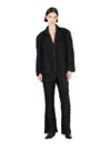 Elleme Fluffy Tailored Jacket Black In Black