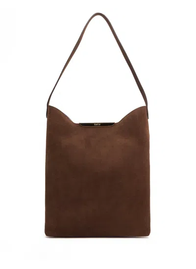 Elleme Gemini Suede Brownie - Gold