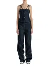 Elleme High Waisted Denim Trousers In Denim