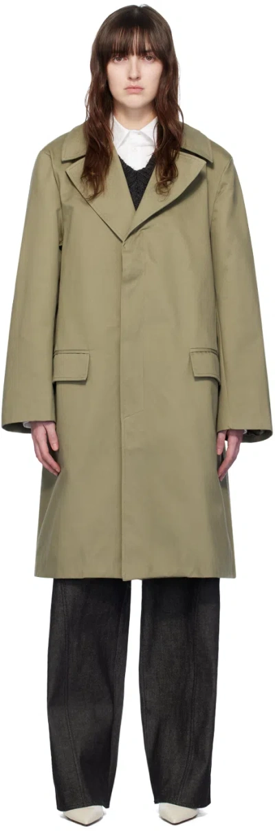 Elleme Khaki Button Coat