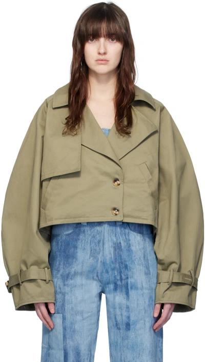 Elleme Khaki Cropped Jacket