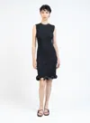 Elleme Knit Sleeveless Mini Dress/black In Black