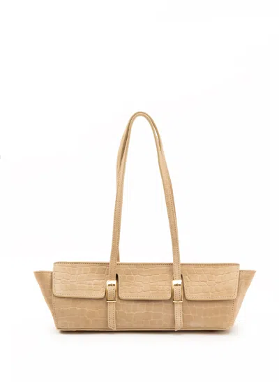 Elleme Le Bateau Croco Suede Beige