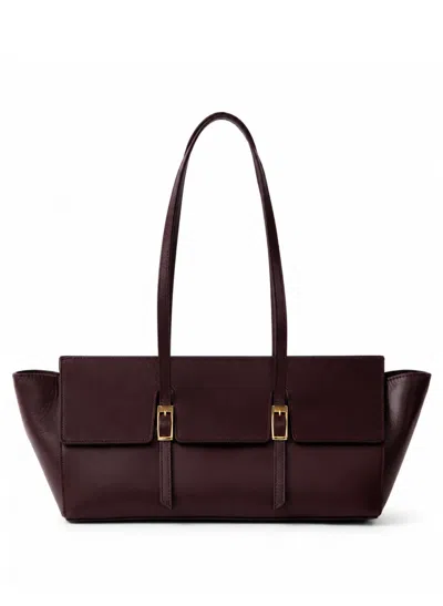 Elleme Le Bateau Large Leather Wine