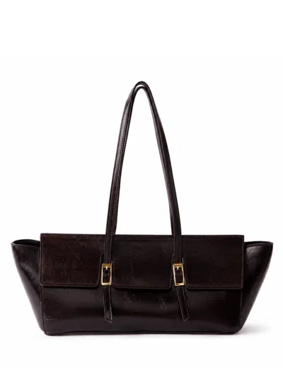 Elleme Le Bateau Large Vintage Leather Chestnut