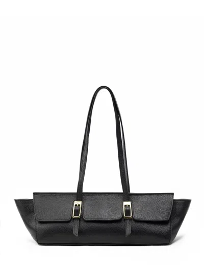 Elleme Le Bateau Pebbled Leather Black