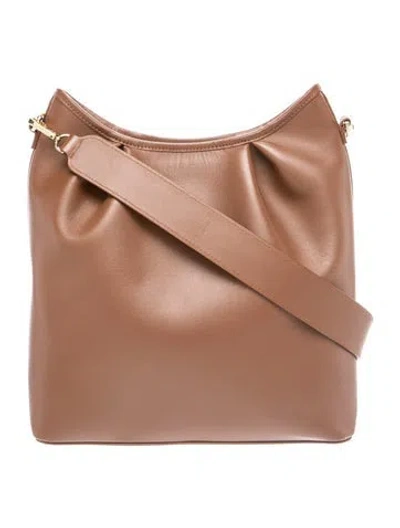Pre-owned Elleme Leather Crossbody Bag In Brown