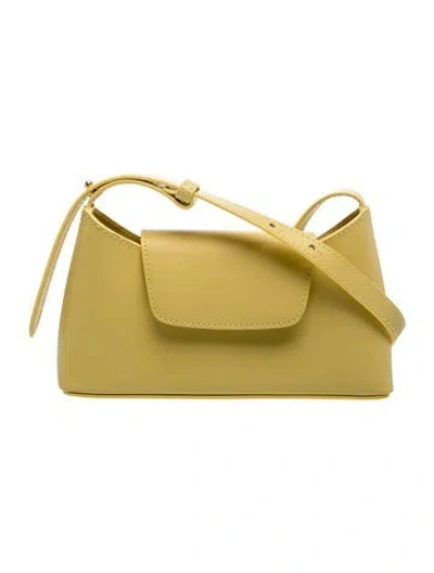 Pre-owned Elleme Leather Crossbody Bag In Green