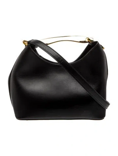 Pre-owned Elleme Leather Shoulder Bag In Black