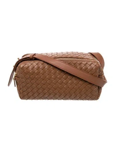 Pre-owned Elleme Leather Shoulder Bag In Brown