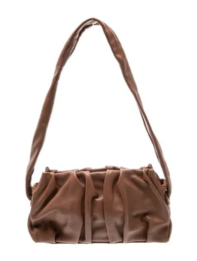 Pre-owned Elleme Leather Shoulder Bag In Brown