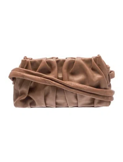Pre-owned Elleme Leather Shoulder Bag In Brown