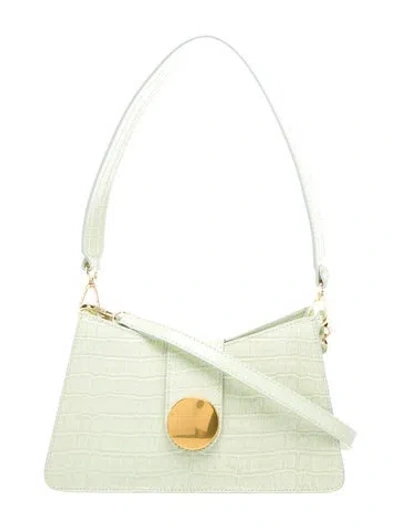 Pre-owned Elleme Leather Shoulder Bag In Green