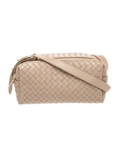 Pre-owned Elleme Leather Shoulder Bag In Neutral