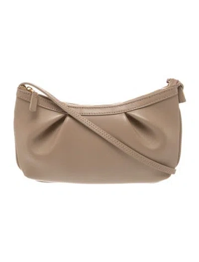 Pre-owned Elleme Leather Shoulder Bag In Neutrals