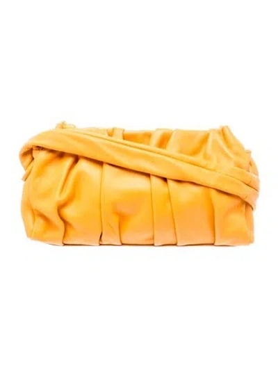 Pre-owned Elleme Leather Shoulder Bag In Orange