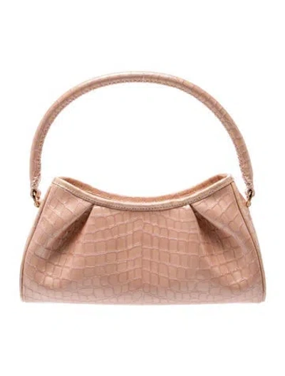 Pre-owned Elleme Leather Shoulder Bag In Pink