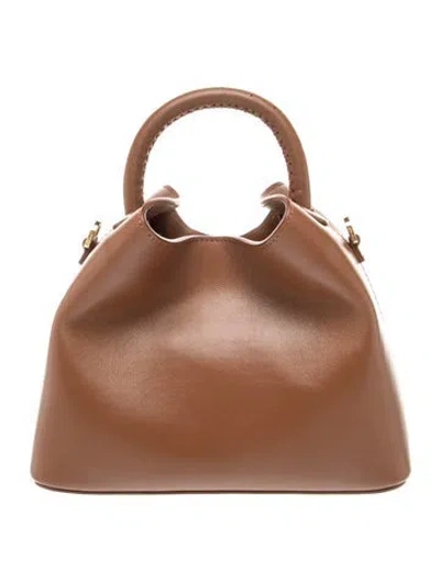 Pre-owned Elleme Leather Top Handle Bag In Brown