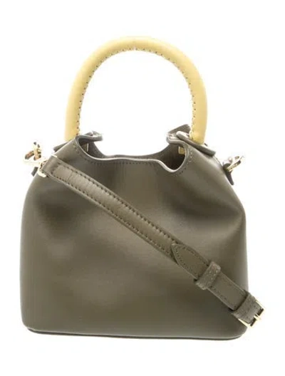 Pre-owned Elleme Leather Top Handle Bag In Green