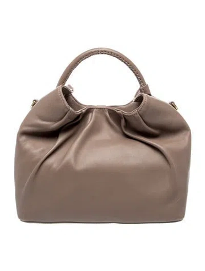 Pre-owned Elleme Leather Top Handle Bag In Neutral
