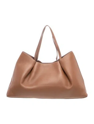Pre-owned Elleme Leather Tote In Brown