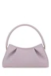 Elleme Lilac Dimple Moon Shoulder Bag In Purple