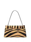Elleme Long Papillon Calf Leather Zebra