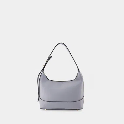 Elleme Loop Hobo Bag -  - Blue/black - Leather In Multicoloured
