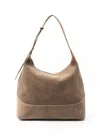 Elleme Loop Large Suede Taupe In Brown