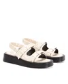 Elleme Loop Platform Slingback Sandal Ivory In White