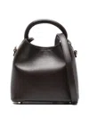 Elleme Madeleine Leather Top-handle Tote Bag In Brown
