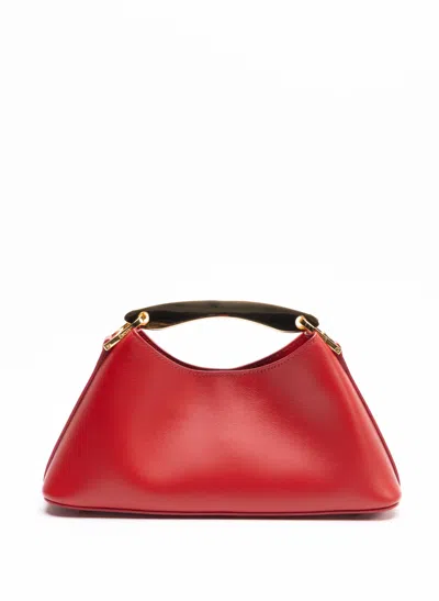 Elleme Mini Boomerang Leather Red-pre Order Delivery In 2 Weeks In Burgundy