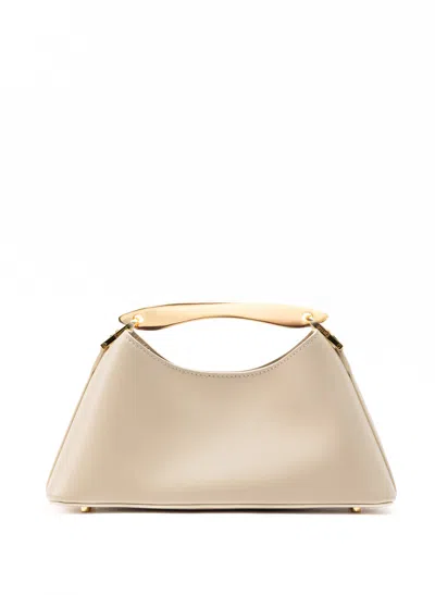 Elleme Mini Boomerang Leather Sesame