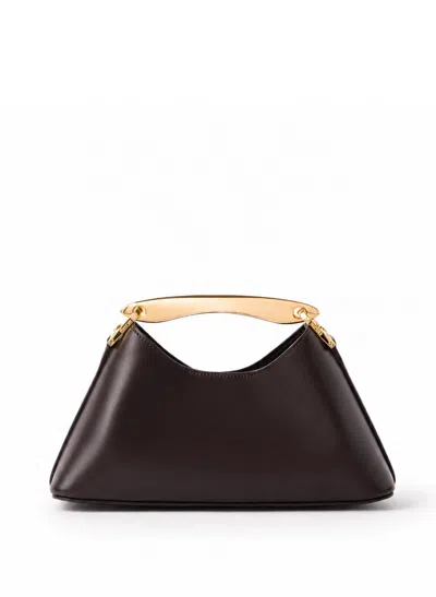 Elleme Mini Boomerang Leather Tabacco