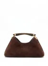Elleme Mini Boomerang Suede Brownie In Suede