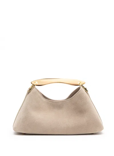 Elleme Mini Boomerang Suede Earth In Brown